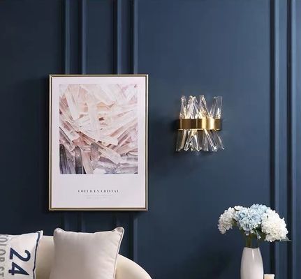 G9 E14 Crystal Modern Wall Lamp 6000K 3000K Gold Crystal Wall Sconce