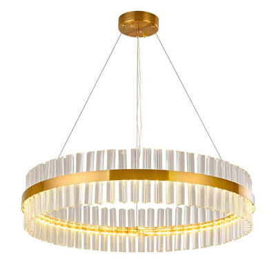 ROHS Dining Room Luxury LED Ceiling Lights Fixtures Electroplated Hardware Body