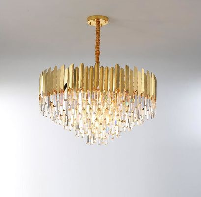 ODM Modern Hanging Crystal Pendant Chandelier Lights AC85V To 265V