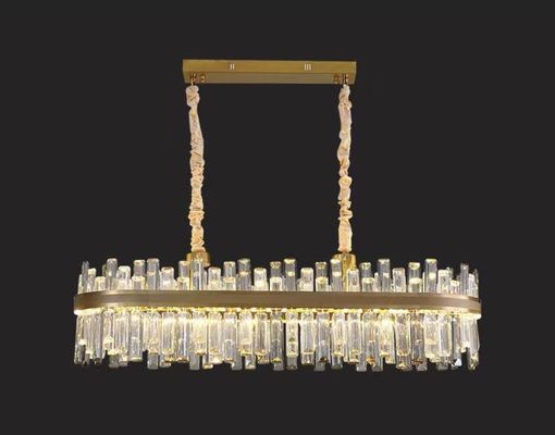 70W 150W Luxury Pendant Lights K9 Crystal Effect Round Pendant Chandelier