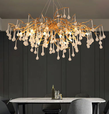 Energy Saving High End Pendant Lights G9*5W Branch Chandelier With Crystals CCC ROHS