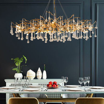Energy Saving High End Pendant Lights G9*5W Branch Chandelier With Crystals CCC ROHS