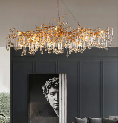 Energy Saving High End Pendant Lights G9*5W Branch Chandelier With Crystals CCC ROHS
