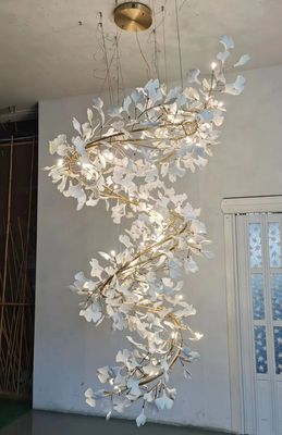 Big Huge Huge Customized Pendant Lamp 9500lm Prefabricated Villa Luxury Pendant Ceiling Lights