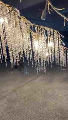 Gold Trasparent Modern Large Foyer Chandelier 110V-240 85V-265V