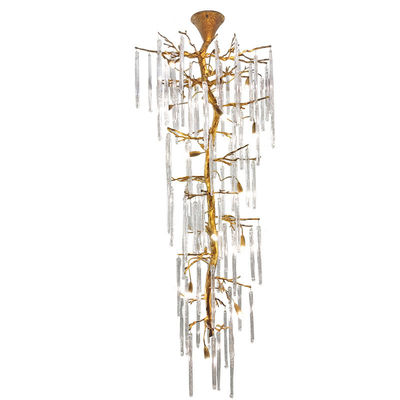 Stairwell Long Drop Custom Pendant Lights H65 Copper