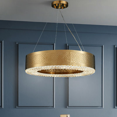 ODM Crystal Custom Pendant Light Fixtures ISO9001 Rust Prevention