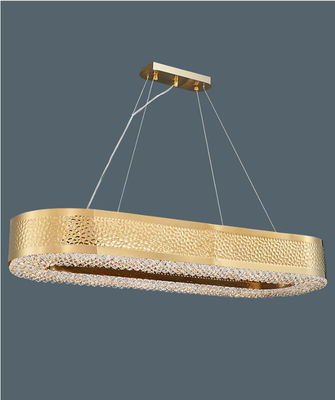 ODM Crystal Custom Pendant Light Fixtures ISO9001 Rust Prevention