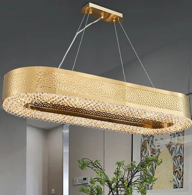 ODM Crystal Custom Pendant Light Fixtures ISO9001 Rust Prevention