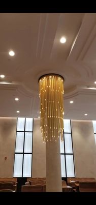 Tricolor Design Style LED Customized Pendant Lamp For Duplex Villas Staircases