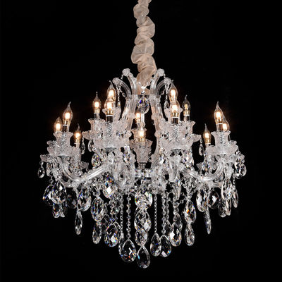 LED E14 Crystal Candle Chandelier 5 To 10m2 High Light Transmittance