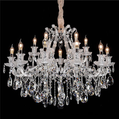 LED E14 Crystal Candle Chandelier 5 To 10m2 High Light Transmittance