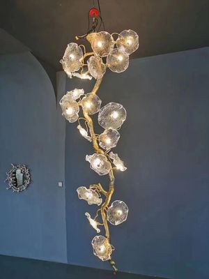 High End Modern Hotel Lobby Extra Large Chandeliers Custom Crystal Chandeliers