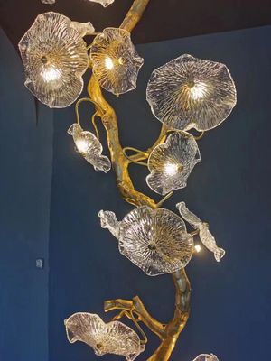 High End Modern Hotel Lobby Extra Large Chandeliers Custom Crystal Chandeliers
