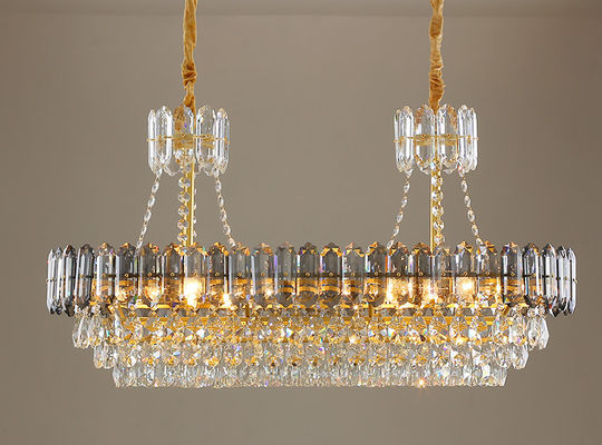 LED Pendant Chandelier Lights With Metal / Glass / Crystal Shade For Home Decoration
