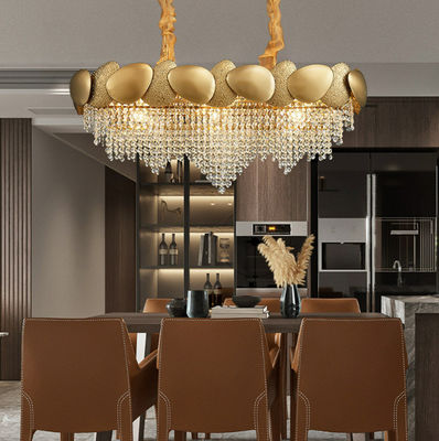 Large Round Crystal Chandelier For Foyer Living Room Bedroom