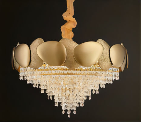 Large Round Crystal Chandelier For Foyer Living Room Bedroom