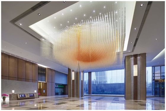 Commercial Glass Extra Large Chandeliers Custom Lighting Fixtures 220V-240V /110V