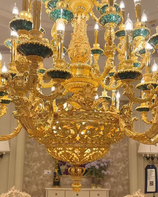 OEM ODM Metal Candle Chandelier Customized Gold Candelabra Chandelier