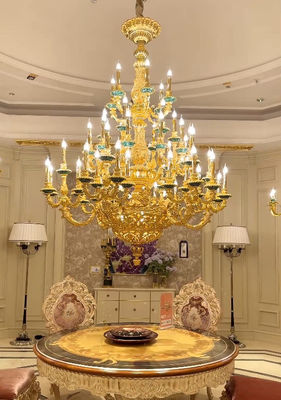 OEM ODM Metal Candle Chandelier Customized Gold Candelabra Chandelier