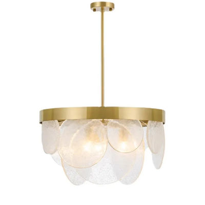 Wholesale Modern Indoor Minimalist Round LED Pendant Lamp Restaurant Decoration Drop Lights Nordic Luxury Glass Pendant Light