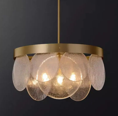 Wholesale Modern Indoor Minimalist Round LED Pendant Lamp Restaurant Decoration Drop Lights Nordic Luxury Glass Pendant Light