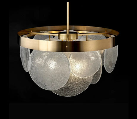 Wholesale Modern Indoor Minimalist Round LED Pendant Lamp Restaurant Decoration Drop Lights Nordic Luxury Glass Pendant Light