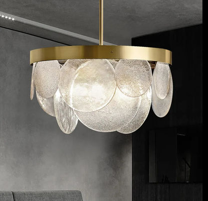 Wholesale Modern Indoor Minimalist Round LED Pendant Lamp Restaurant Decoration Drop Lights Nordic Luxury Glass Pendant Light
