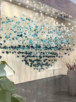 Custom Hanging Lights Staircase Long Luxury 110V Led Honeycomb Light Deformable Hanging Modular Light
