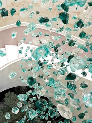 Custom Hanging Lights Staircase Long Luxury 110V Led Honeycomb Light Deformable Hanging Modular Light