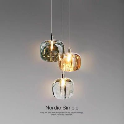 Chocolate All Copper Staircase Pendant Lamp End Villa Living Room Light with Luxury Crystal and Rotating Function
