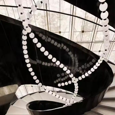 Pearl Necklace Buddha Glass Ball Villa Hotel Creative Design Luxury High-End Chandelier Non-Standard High-End Custom