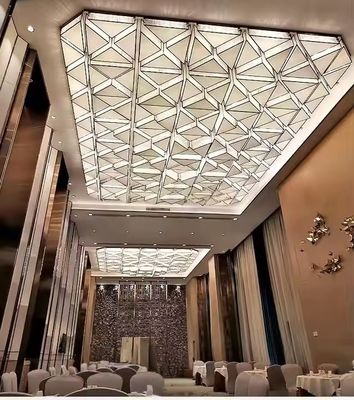 Zhongshan City New Design Rectangular Geometric Pattern LED Lamp Aluminum Body Chandelier Suitable For Restaurant Restaurant Project