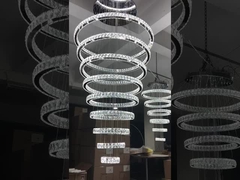 Hotel Villa Customized Crystal Chandelier Pendant Light