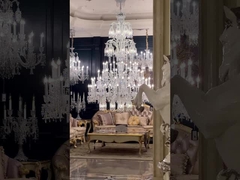 Kryształy żyrandola lobby hobby