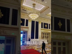 Kryształowa żyrandola, lampa do salonu, dupleks, lampa schodowa dla nowoczesnej atmosfery