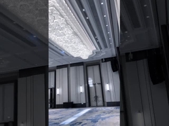 Kryształy żyrandola ze szkła tytanowego złota Luksusowe lampy wiszące od 6m2 do 25m2