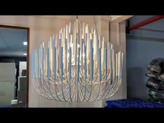 Zindywidualizowany duży lampion foyer K9 kryształy zawiesiny oświetlenie ustawienie styl łodzi