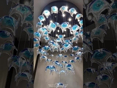 Sztukę Glaze Ocean Tematyka Szkło Gwiazda Morza Lustro Kreatywne Dekoracyjne Lustro