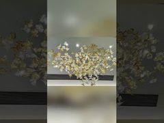 Nowoczesne schody żyrandoller Acrylic Butterfly Form Duplex Salon Jedzenie LED schody