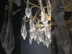 Nowoczesny biały ceramiczny gałąź z płatkami magnolii LED Lampa wisząca Projekt Lampa wisząca Do salonu R