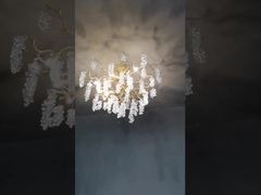 Z bliska: Lampa sufitowa G9 Petal Pendant, ceramiczny kwiat, wiele rozmiarów, 85V do 265V