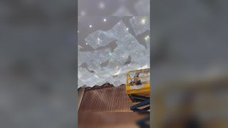 Wykonana na zamówienie hol hotelowy, dekoracyjna szklana lampa wisząca, nowoczesny sufit LED