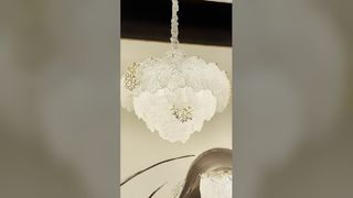 Villa Hotel Złoty kryształowy żyrandol Wisząca lampa L52 * H33cm AC85V do 265V