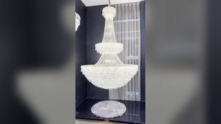 Zhongshan wysokiej jakości nowoczesny okrągły alabastrowy balon jadalnia żyrandol gipsowy nowy projektant długi M