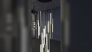 Lampa sufitowa LED ze szklanym kwiatem OEM Miękka jasność Odporność na zużycie