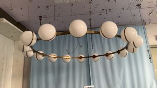 Energooszczędne szklane lampy wiszące LED Jadalnia Restauracja Żyrandol 25-30M2