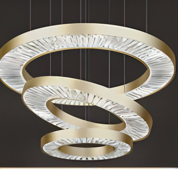 Adjustable Modern Circular Ring Custom Chandelier Dia 50cm / 19.7inch
