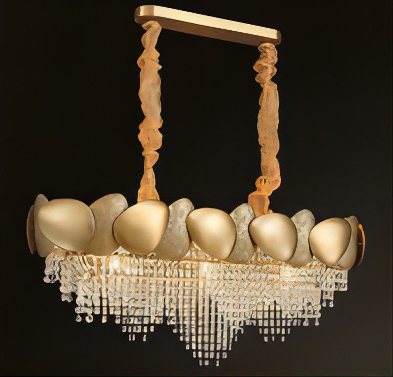 Large Round Crystal Chandelier For Foyer Living Room Bedroom