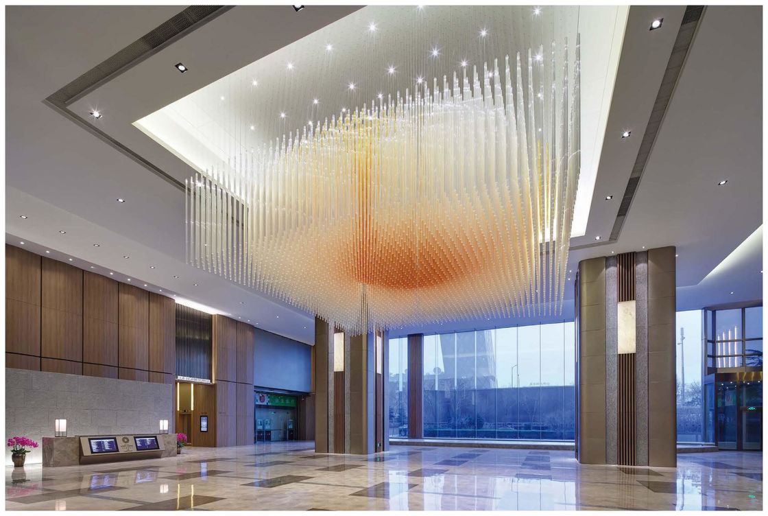 Commercial Glass Extra Large Chandeliers Custom Lighting Fixtures 220V-240V /110V